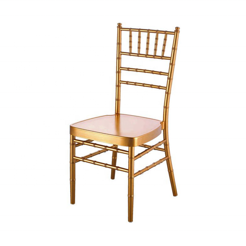 Sunzo Furniture Wholesale cheap gold metal wedding chiavari chair event chair