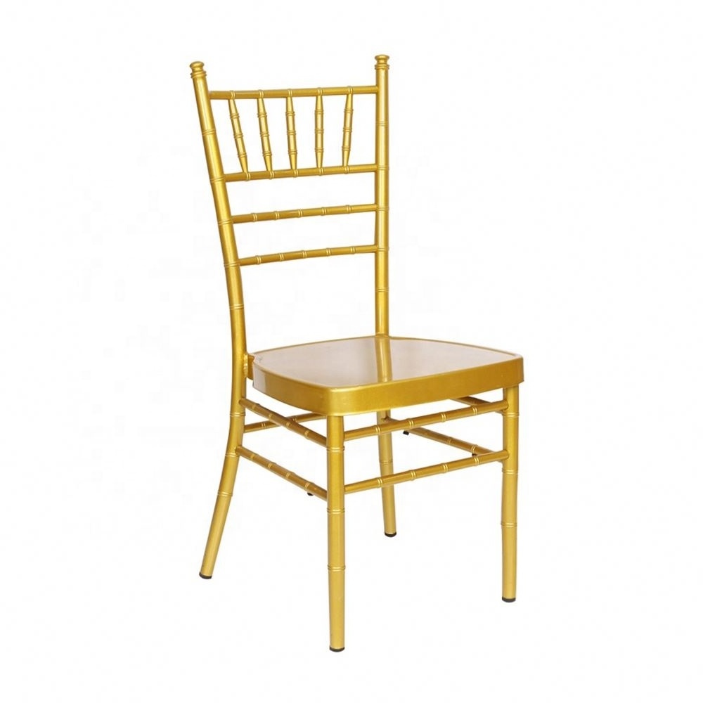 Sunzo Furniture Wholesale cheap gold metal wedding chiavari chair event chair