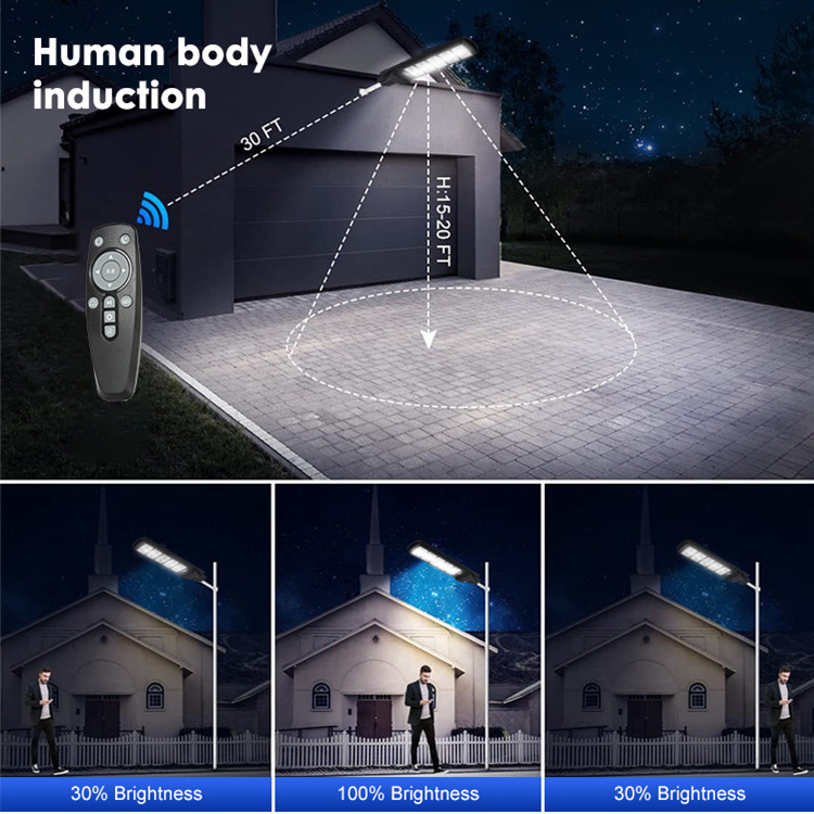 SUOAI New Type ABS Outdoor Ip65 Waterproof Streetlight 60w 90w 120w 150w All In One Solar Led Street Light