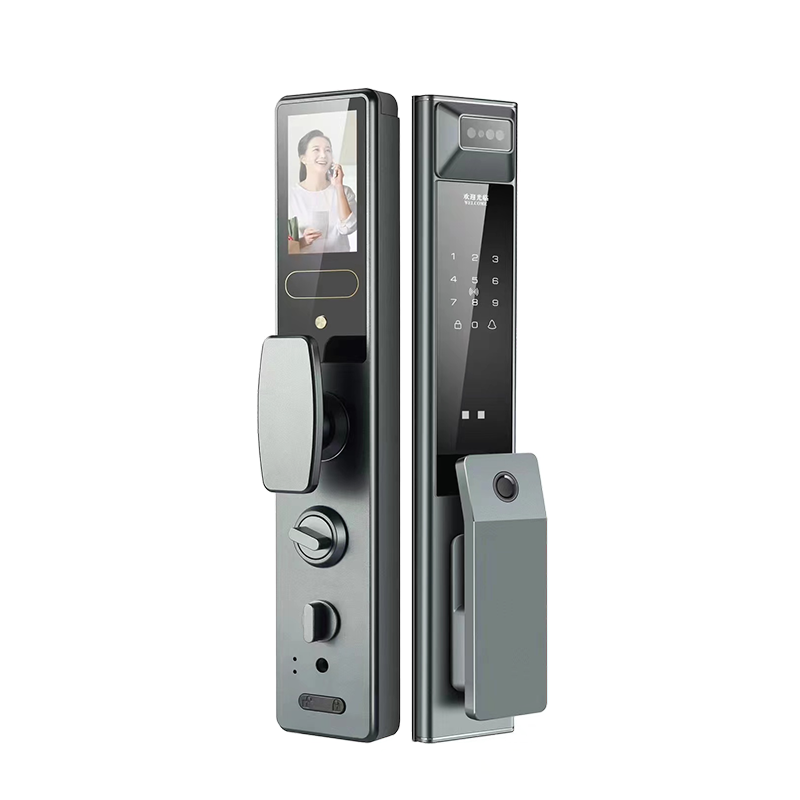 WIFI APP Cerradura Inteligente Fingerprint Key Password Card Smart Door Lock With Camera Monitor Send Photo To Phone Smart Lock