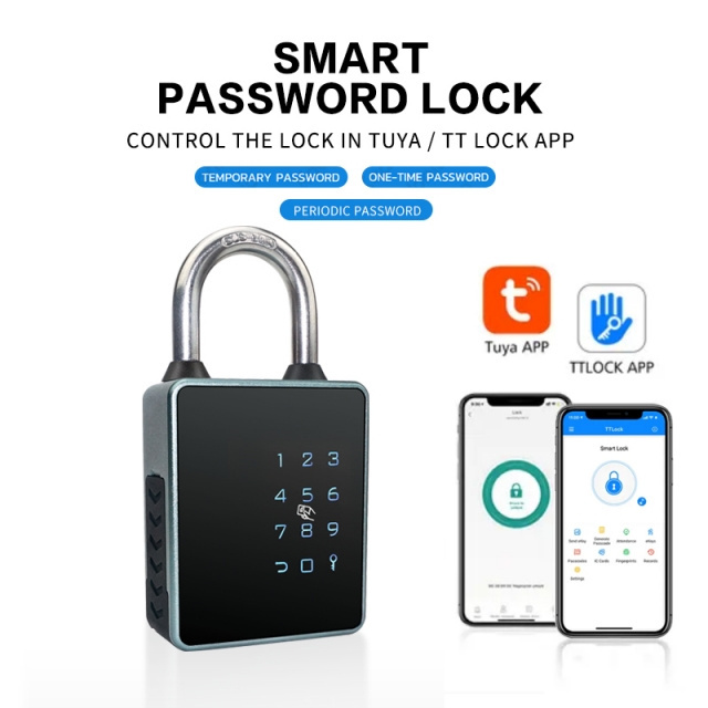 Top selling New arrival Fingerprint Locks Waterproof IP65 Electronic biometric Password TUYA/TT LOCK Smart Padlock For Luggage