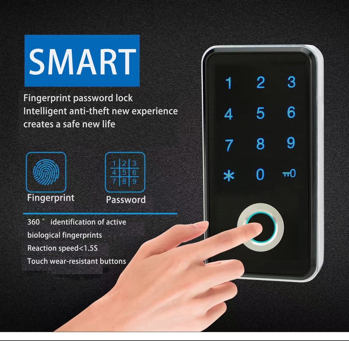 High-end Smart Cabinet locks Electronic Smart RFID Card Cabinet Locker Lock Gym Drawer Lock