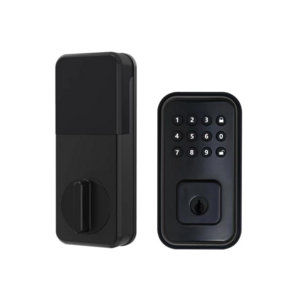 Suoboot Factory promotion Smart Door Lock Tuya app Electronic Password Keypad Deadbolt with Keys  American Standard Auto Lock