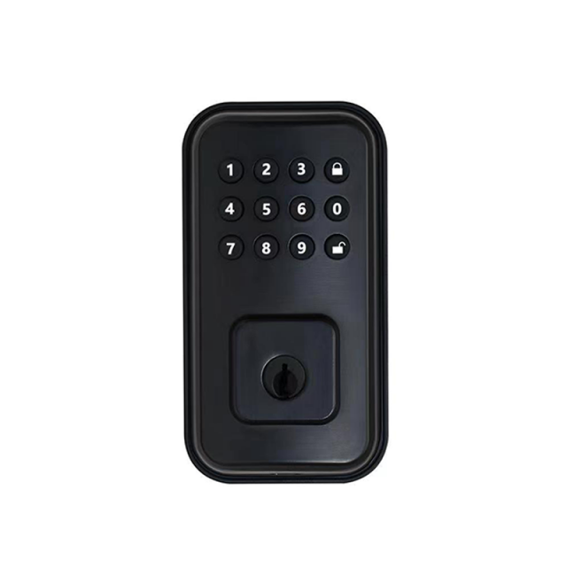 Suoboot Factory promotion Smart Door Lock Tuya app Electronic Password Keypad Deadbolt with Keys  American Standard Auto Lock