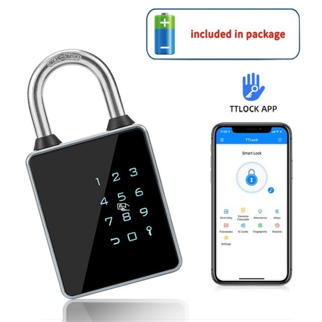 Top selling New arrival Fingerprint Locks Waterproof IP65 Electronic biometric Password TUYA/TT LOCK Smart Padlock For Luggage