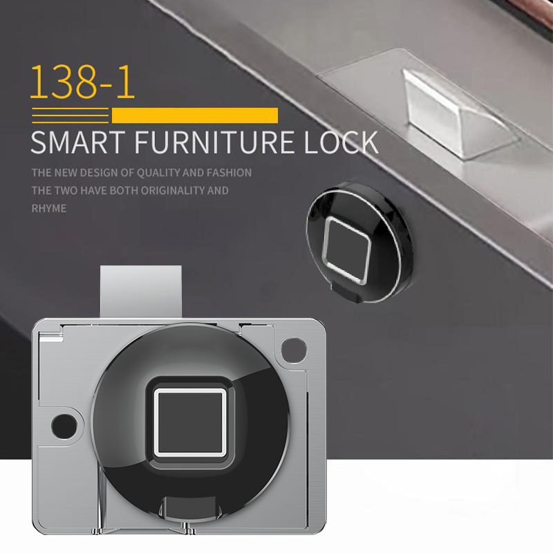 Fingerprint Cabinet Lock Electronic Zinc Alloy Cabinet Lock Mailbox Lock