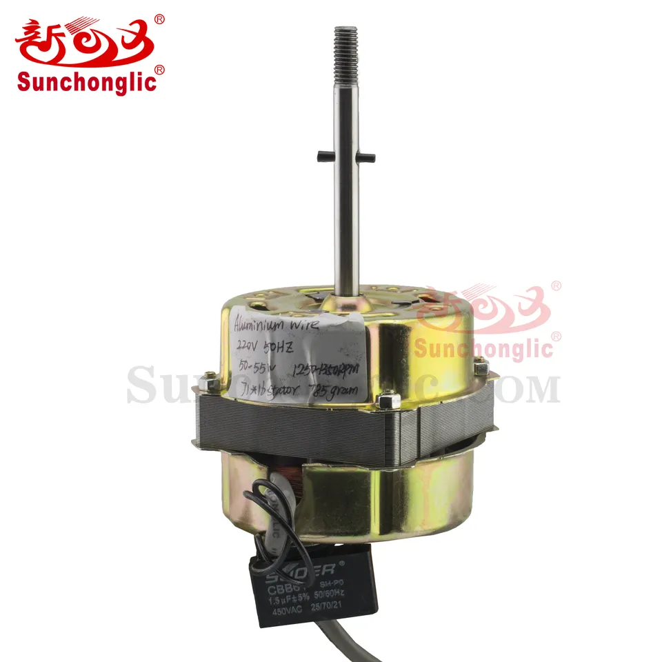 Single Phase Three Speed Electric Fan Motor / Table Fan Motor electr capacitor fan motor