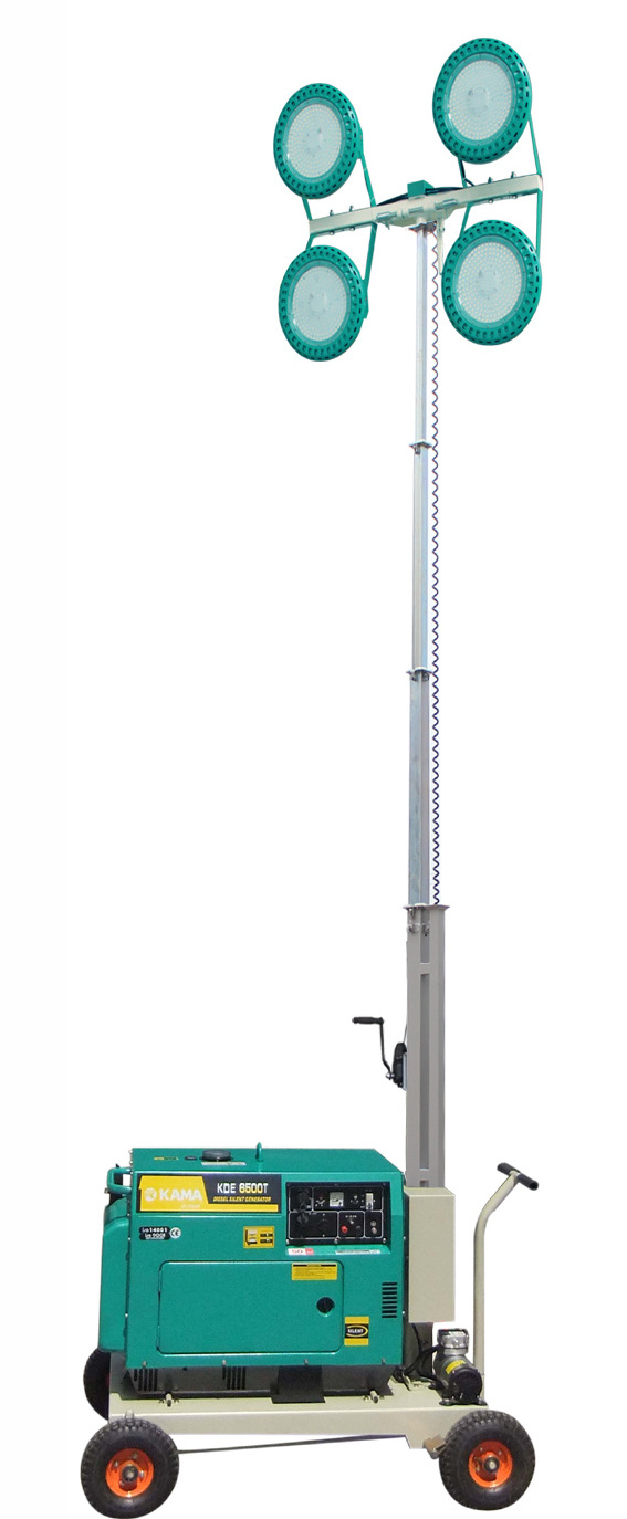 SORNNE MO-4400 Diesel  400W Metal Halide 2 Cylinder Lighting Tower with 5m manual mast