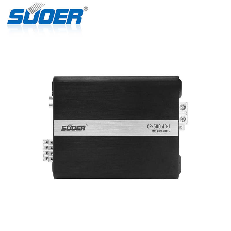 Suoer CP-500.4D-J max power car audio 6000 watts auto audio 4 channel full range Class D car amplifier