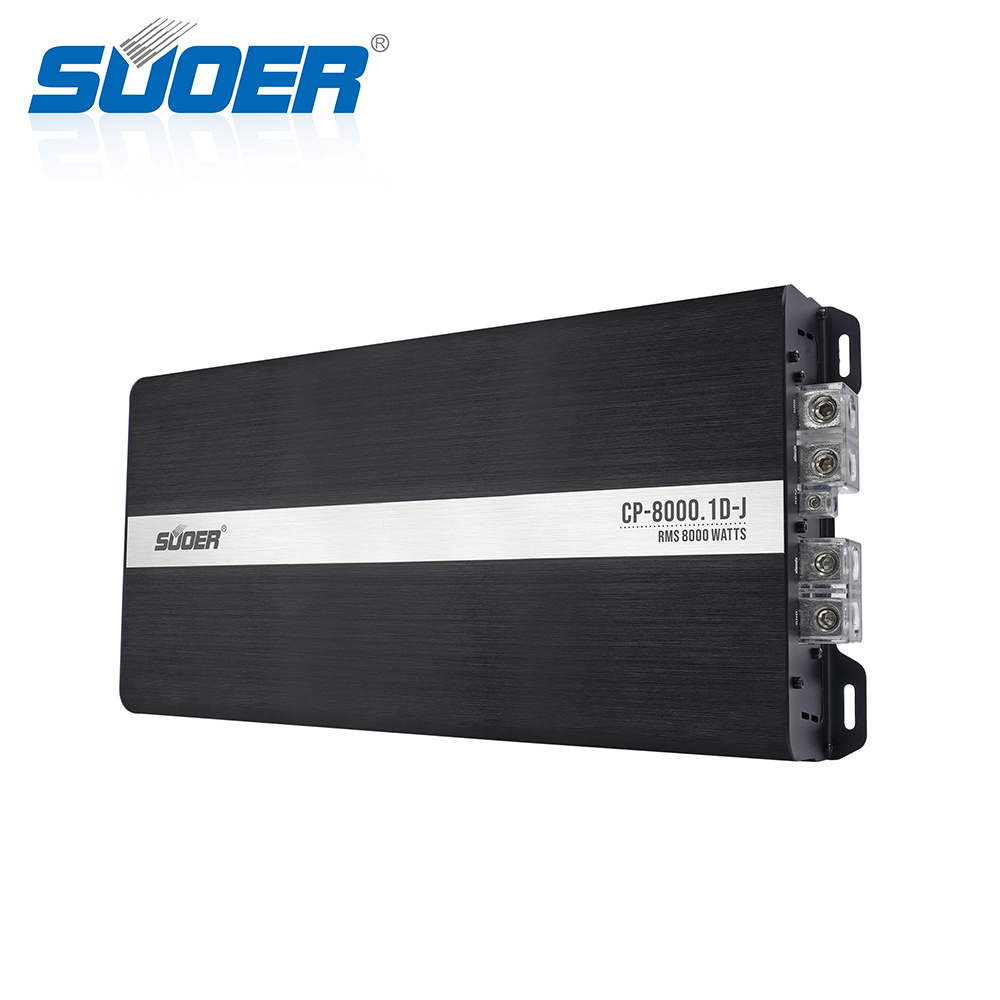 Suoer CP-8000 Super High Power Car Amplifier Class D 24000W Monoblock Big Power Car Audio Amplifier for Car