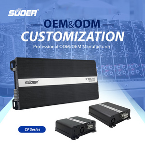 Suoer CP-8000 Super High Power Car Amplifier Class D 24000W Monoblock Big Power Car Audio Amplifier for Car