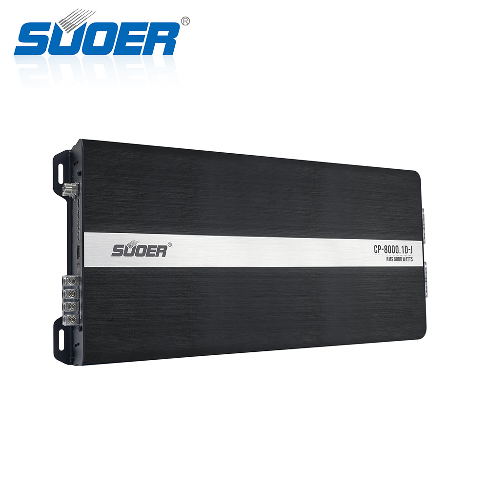 Suoer CP-8000 Super High Power Car Amplifier Class D 24000W Monoblock Big Power Car Audio Amplifier for Car