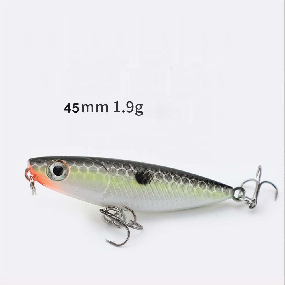 FISHGANG New Arrival 45mm 1.9g Attractive Stick Bait Pencil Lure Sinking Pencil Lure Fishing Lure For Sale