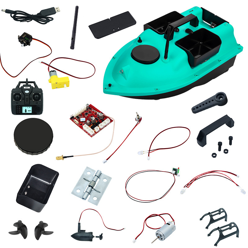 FISHGANG V18 fishing bait boat gps remote control hull hinge usb charger mainboard engine fishing bait boat accessories