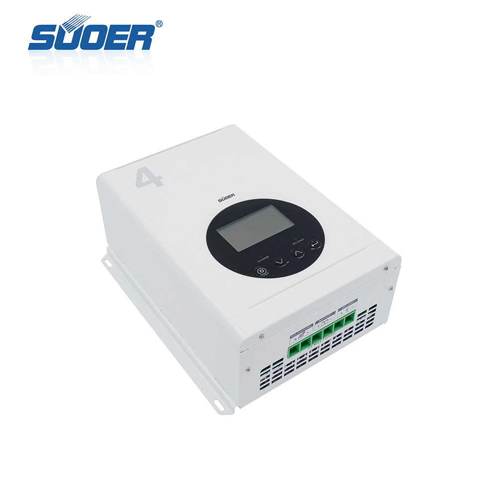 Suoer 40A 12v 24v 48v MPPT automatic maximum power point tracking mppt solar panel Charge Controller