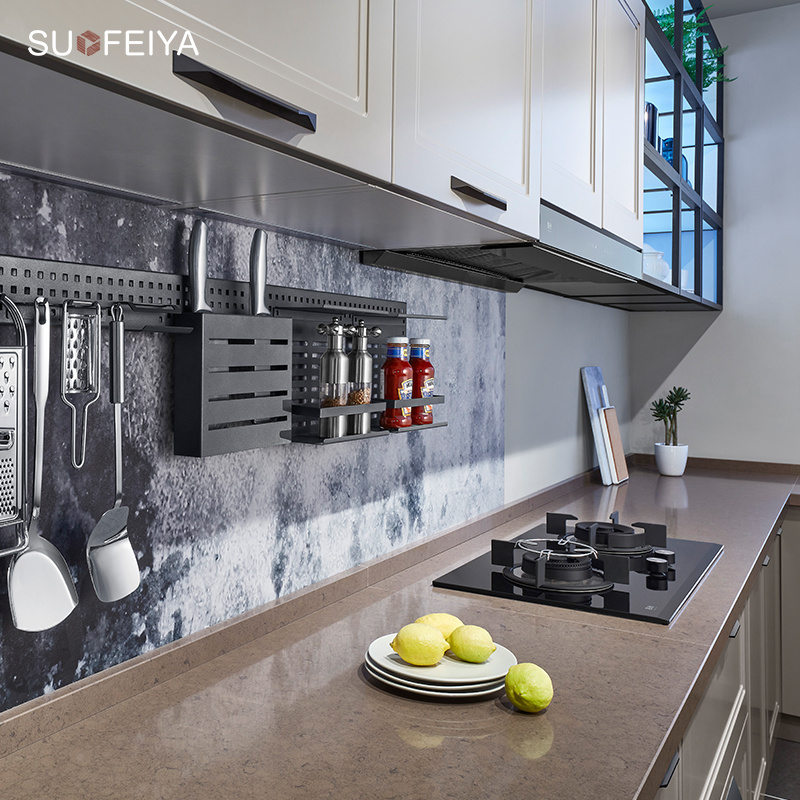 Suofeiya Factory Price Custom Modern Italian Design Modular Aluminum Lacquer Kitchen Cabinets For Sale