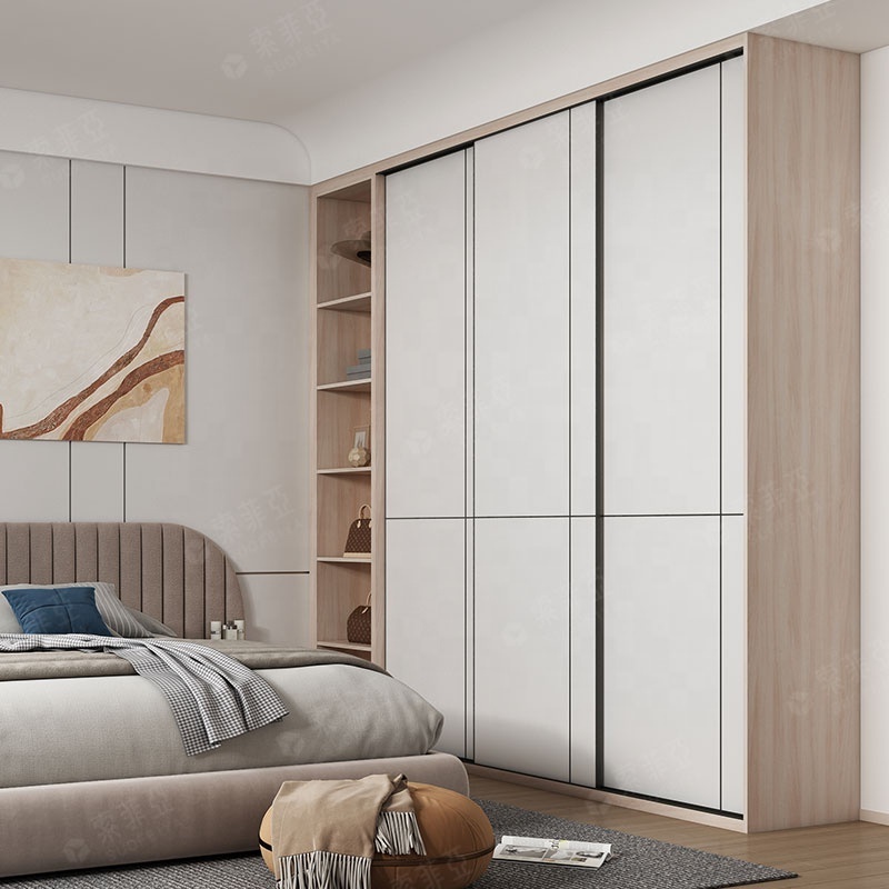 China Factory Modern Cheap Bedroom Closet Sliding Door Wardrobes Cabinet for Bedroom Design