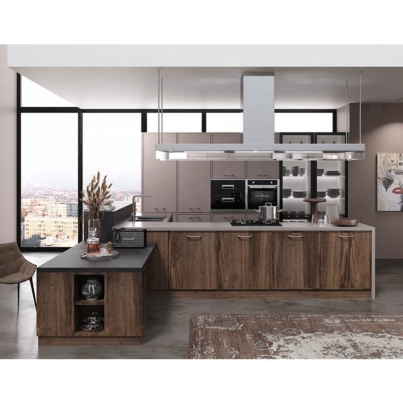 Suofeiya Italian Custom Design Lift up Kitchen Cabinet Doors High Quality Kitchen Cabinets from Foshan Wall Cabinets Farmhouse