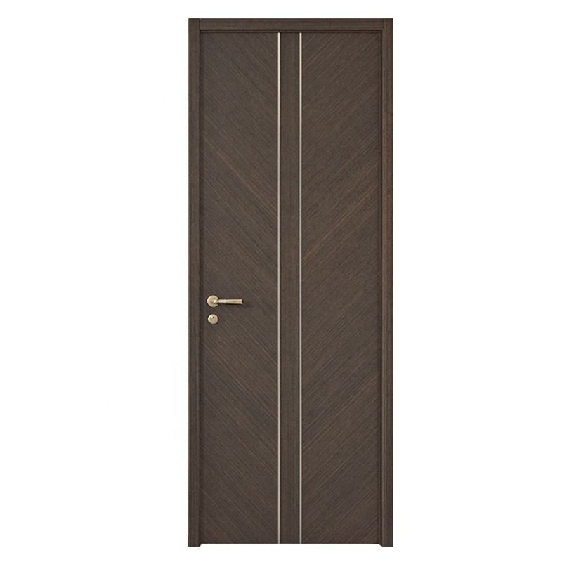 Suofeiya Home Designs Modern Solid Wood Veneer Door Interior Bedroom Security Doors for Houses