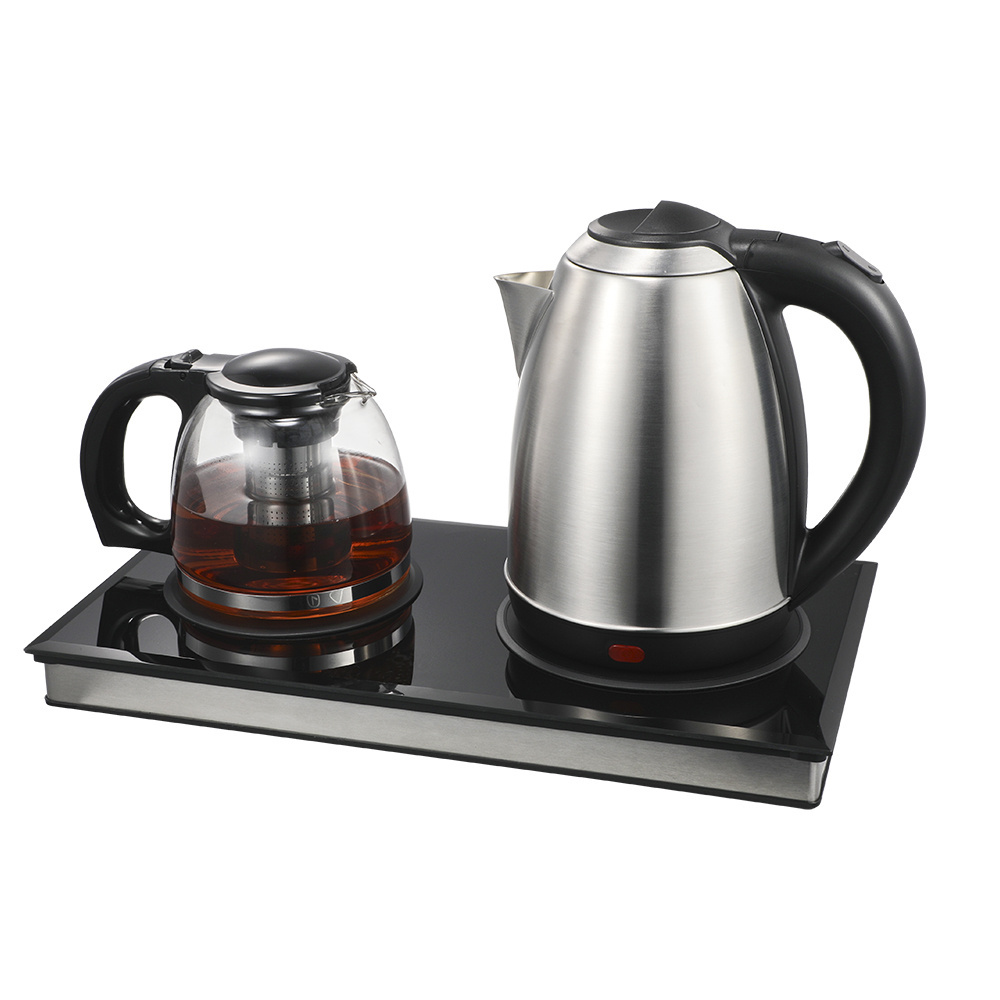 Glass Tea Maker Automatic Switch Off 1.8L Glass kettle Electric Tea Maker With Detachable Filter Coffee And Tea Maker Machine