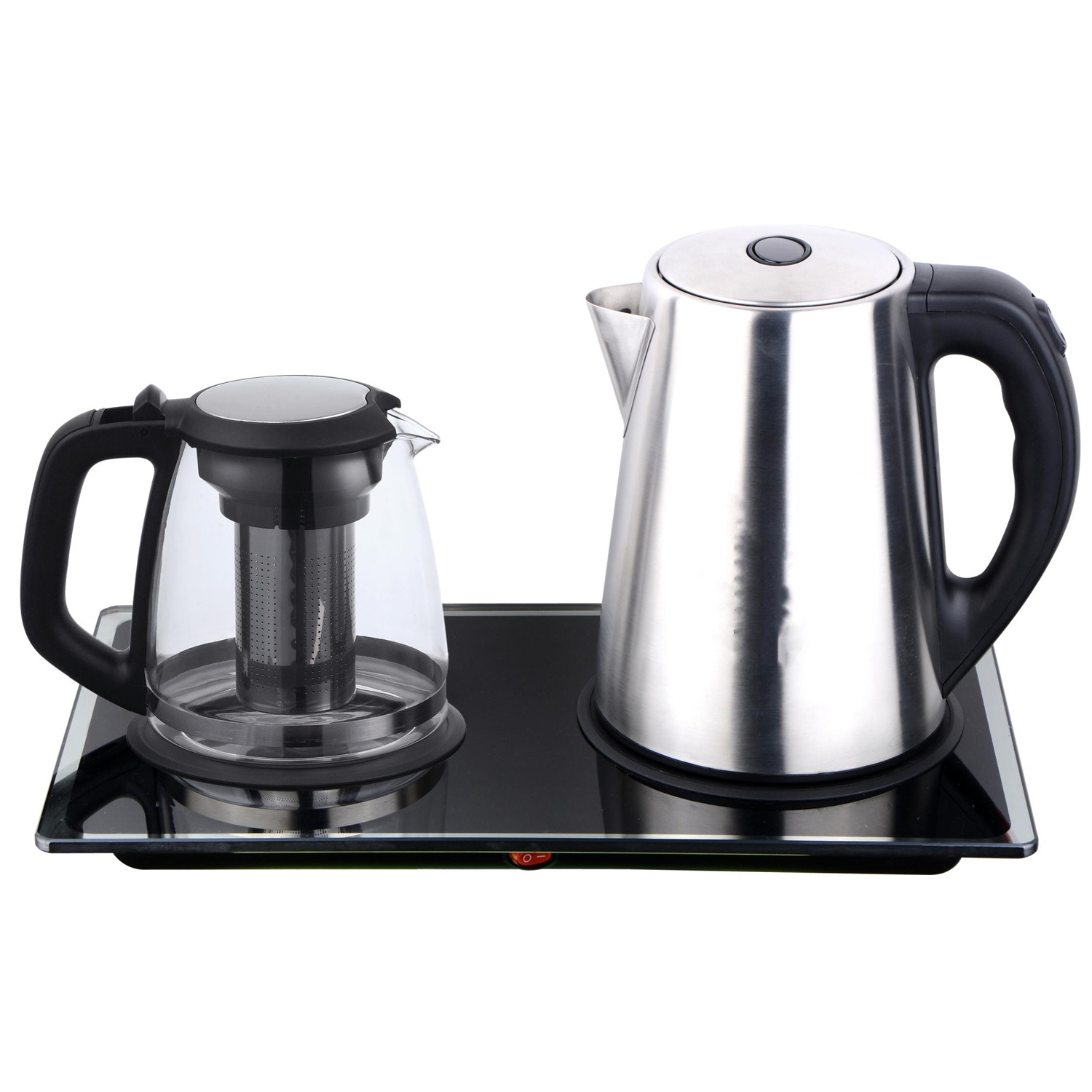 Water boiler Tea maker Tea pot warmer Electric Water kettle and  Teapot and Base set