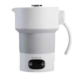 Travel Portable Electric Kettle Bottle 0.6 L collapsible electric kettle light folding Electric Tea Kettle With Temperature