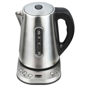 home appliances tea maker Stainless steel electric kettle with digital control base