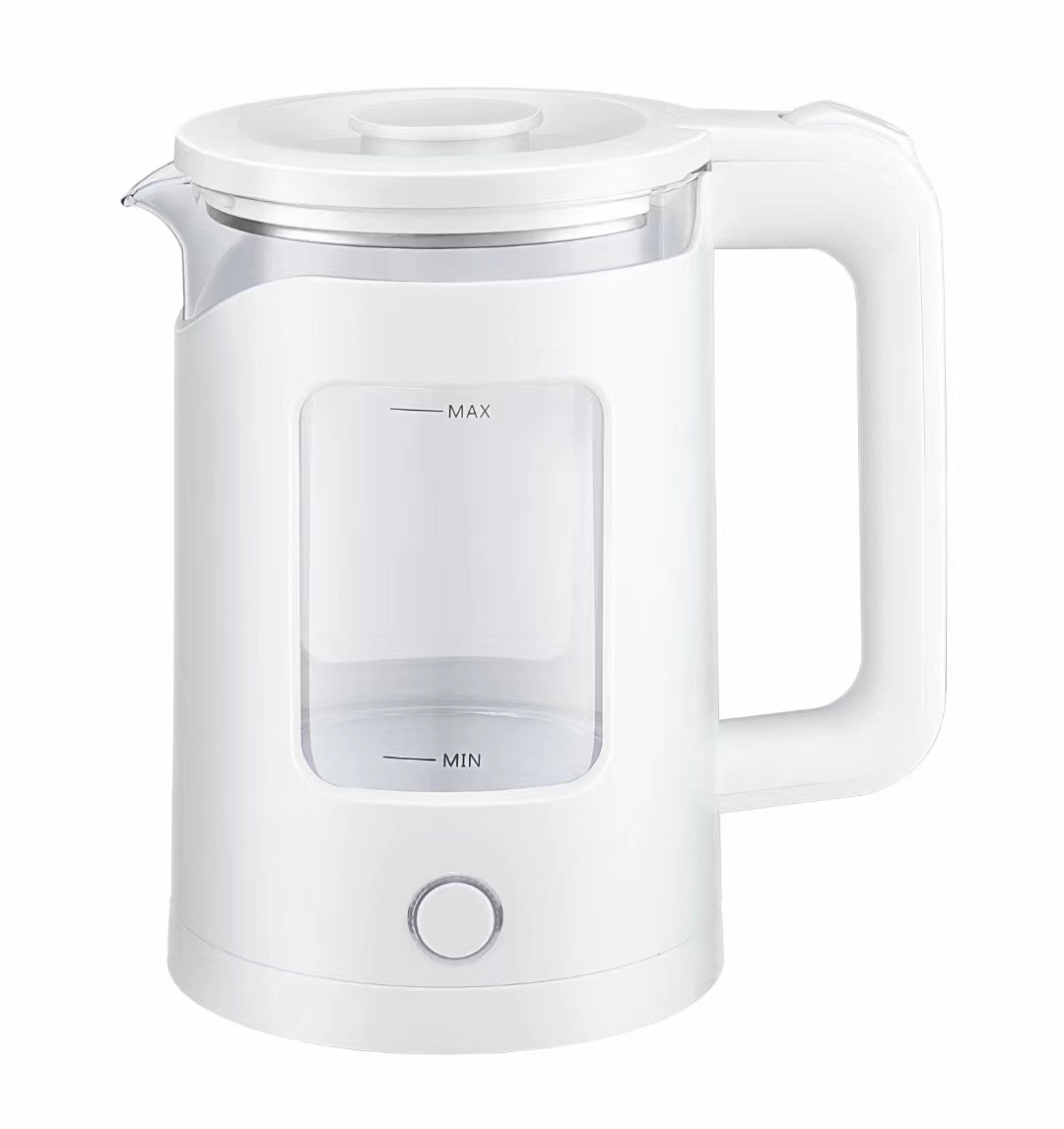 New Arrival High Borosilicate Glass Electric Kettle 2-Layer 220V 1500W Water Kettle for Hotel Use Portable Home Appliance