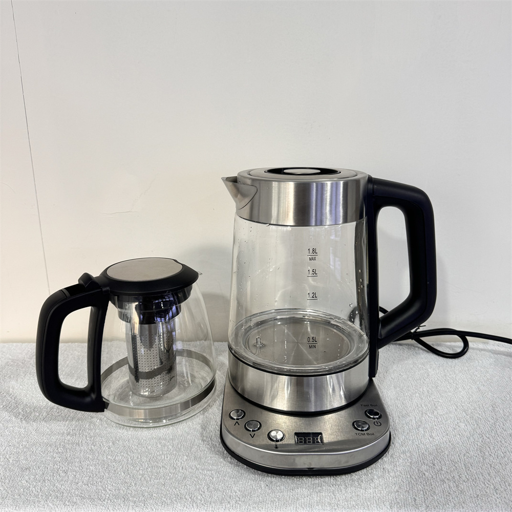 Hot Sales Digital Electric Kettle With Temperature Control Electric Tea coffee Kettle Glass Tea Maker Cordless Kettles Electric