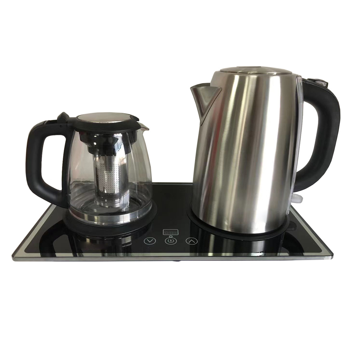 Hot Stainless Steel Keep Warmer Coffee Tea Maker Tray Set Temperature Control Portable Milk Tea Maker