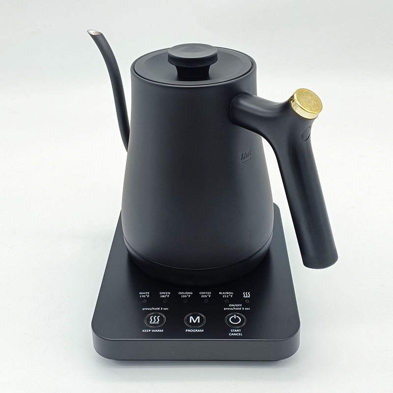 China Manufacturers electric gooseneck kettle temperature control gooseneck kettle