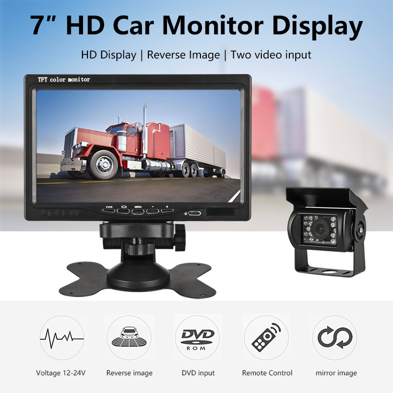 7 Inch Rear View Camera Screen Factory Supply 7 inch TFT LCD HD CAR MIRROR MONITOR Rear View Display ...