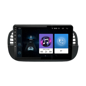 2+32G Car Stereo Audio Car Multimedia Player Android GPS Car Radio with Apple Carplay for FIAT 500 2007-2015 Frame Dash Kit