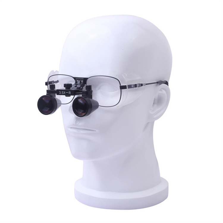 Wear 2.5x 3.5x optical glass lens HD surgical glasses ear, nose and throat with surgical magnifying glass