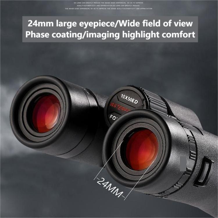 New E01-10x50ed telescope high power night vision binocular outdoor nitrogen-filled waterproof telescope