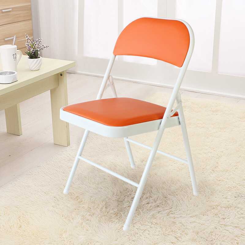 Latest Home Portable Folding Chair Plastic Chair With Backrest Simple Stool Conference Training Chair Suitable for outdoor