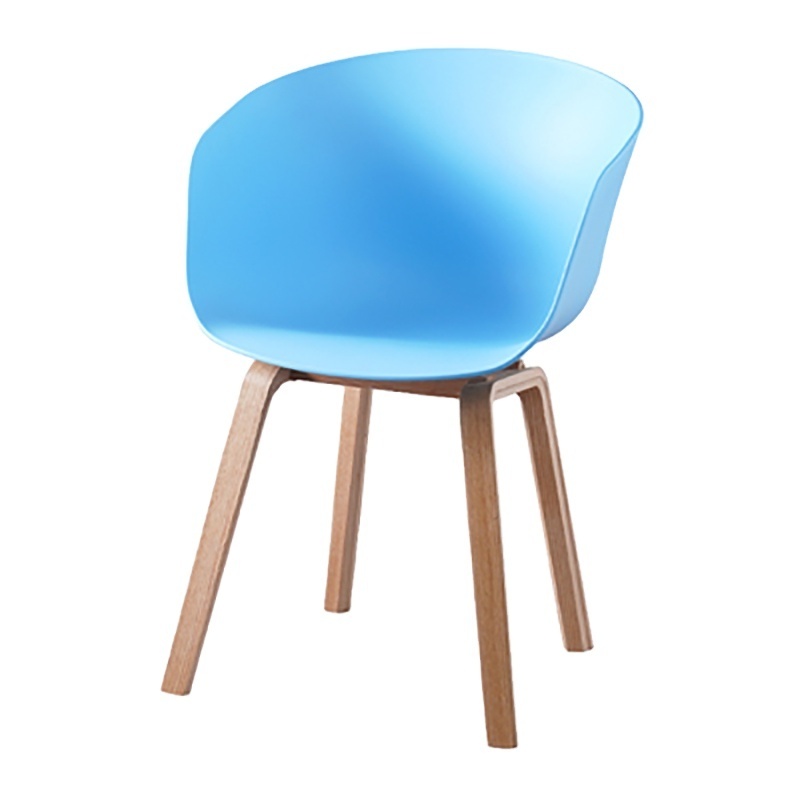 Plastic chairs cafe wood legs heavy duty plastic chairs arms living room chair