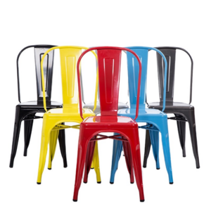 Modern dinning stainless steel dining chair modern metal stackable metal restaurant chairs designers chairs