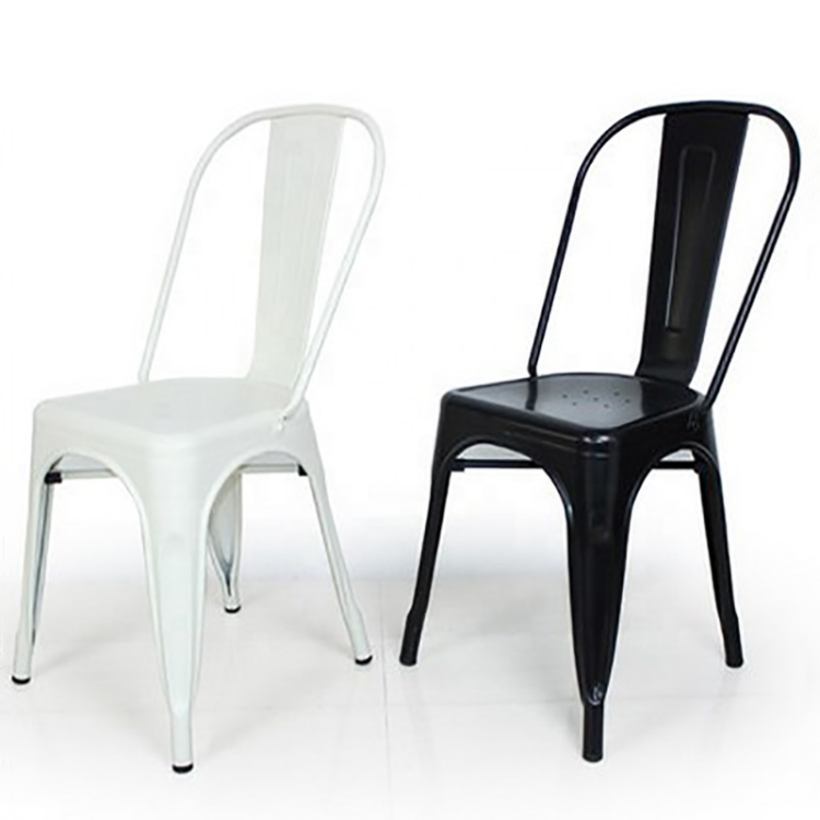 Modern dinning stainless steel dining chair modern metal stackable metal restaurant chairs designers chairs