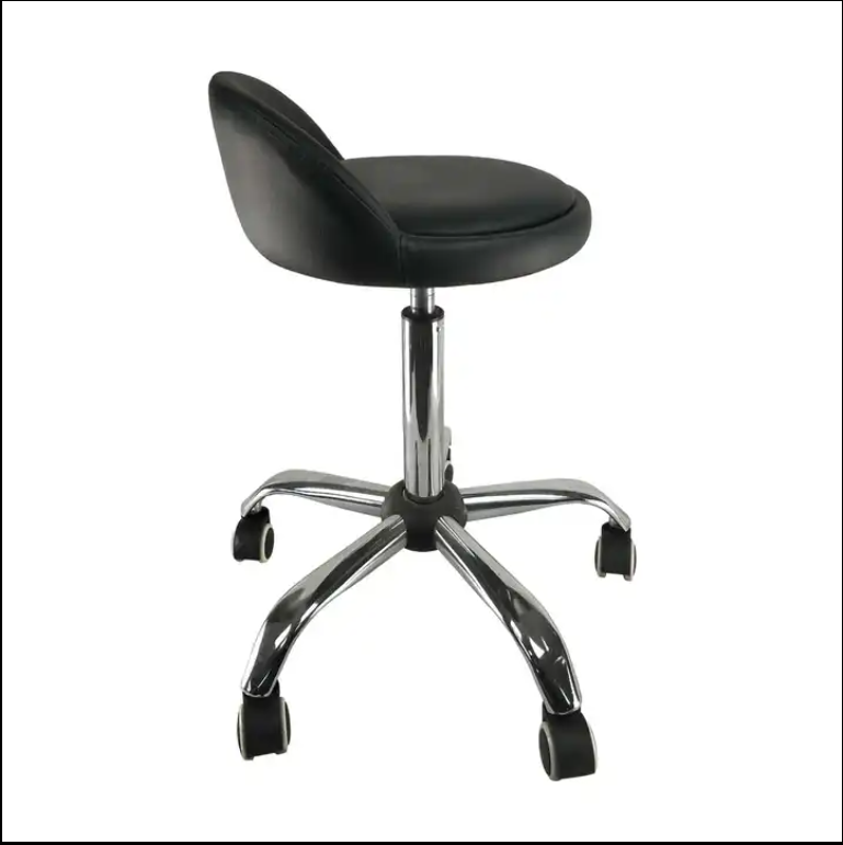 Factory Steel Swivel commercial office chairs office furniture Library School leather adjustable bar stools with wheels