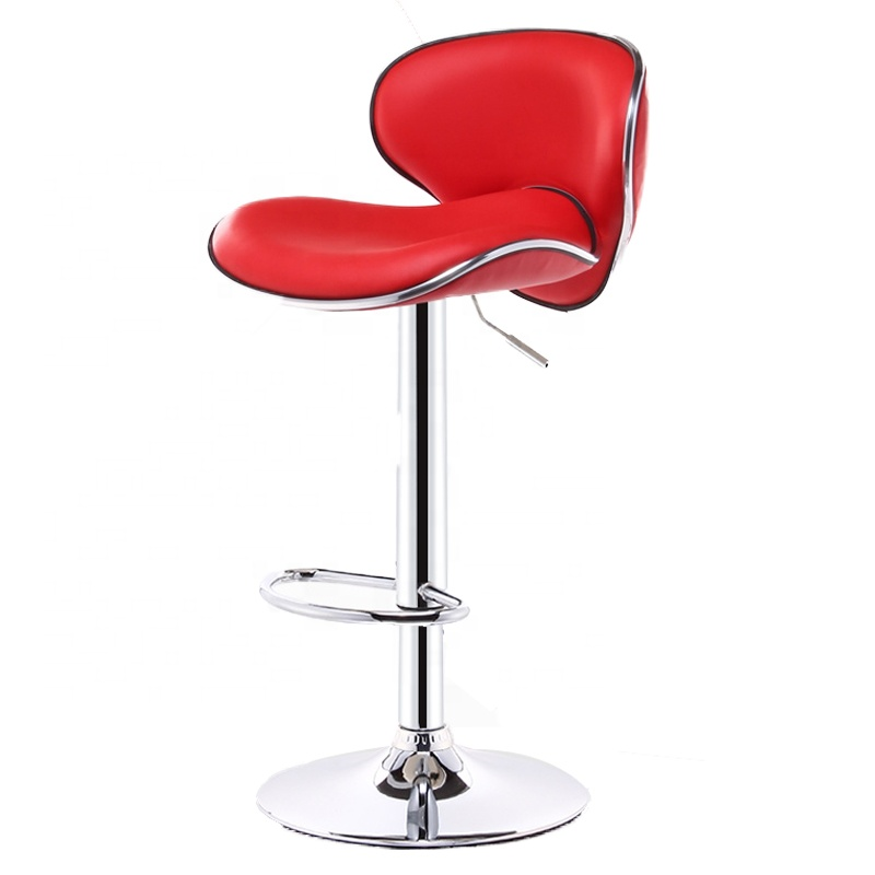 Wholesale High Quality Adjustable Height Bar Chair Leather Upholstered Bar Stools