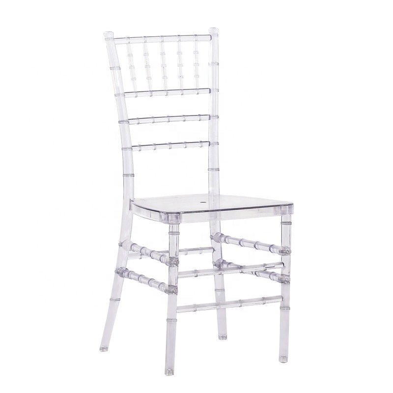 Dining Chair G Cha Transparentiphoneng Durable Bamboo Chiavari Chair Stackable Crystal Banquet Chair for Wedding Home Furniture