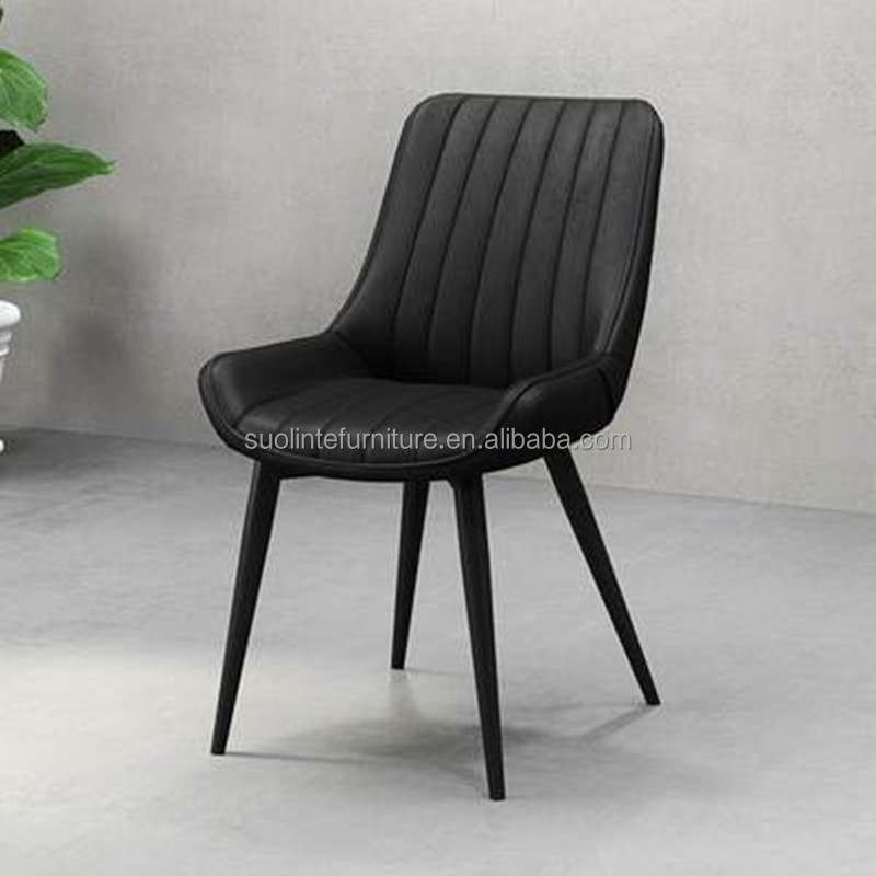 chaises salle a manger cuir modern dining sets hotel nordic living room PU leather silla comedor restaurant leather chairs