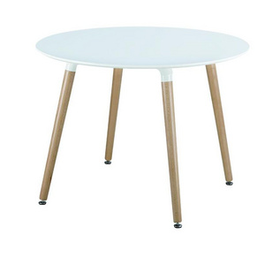 Hot sale China cheap MDF TOP modern coffee table superior table MDF top with wood legs