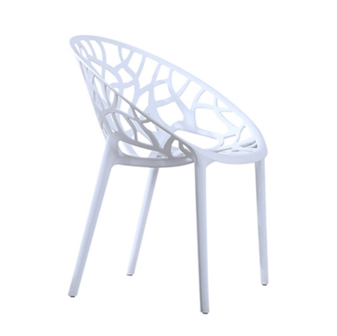 White Plastic Twigs Tree Branch Bird Nest Chairs