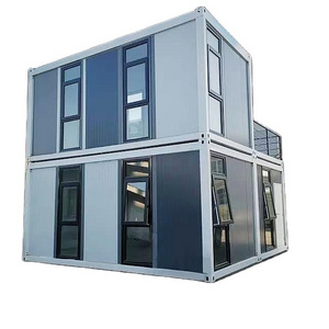 Mobile modular prefab portable container tiny house homes on wheels with full furniture