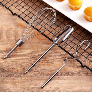 Custom Stainless Semi-Finish Egg Beater Wire Whisk Accessories For Egg Tools Mixer Certification Pass Manufacturer