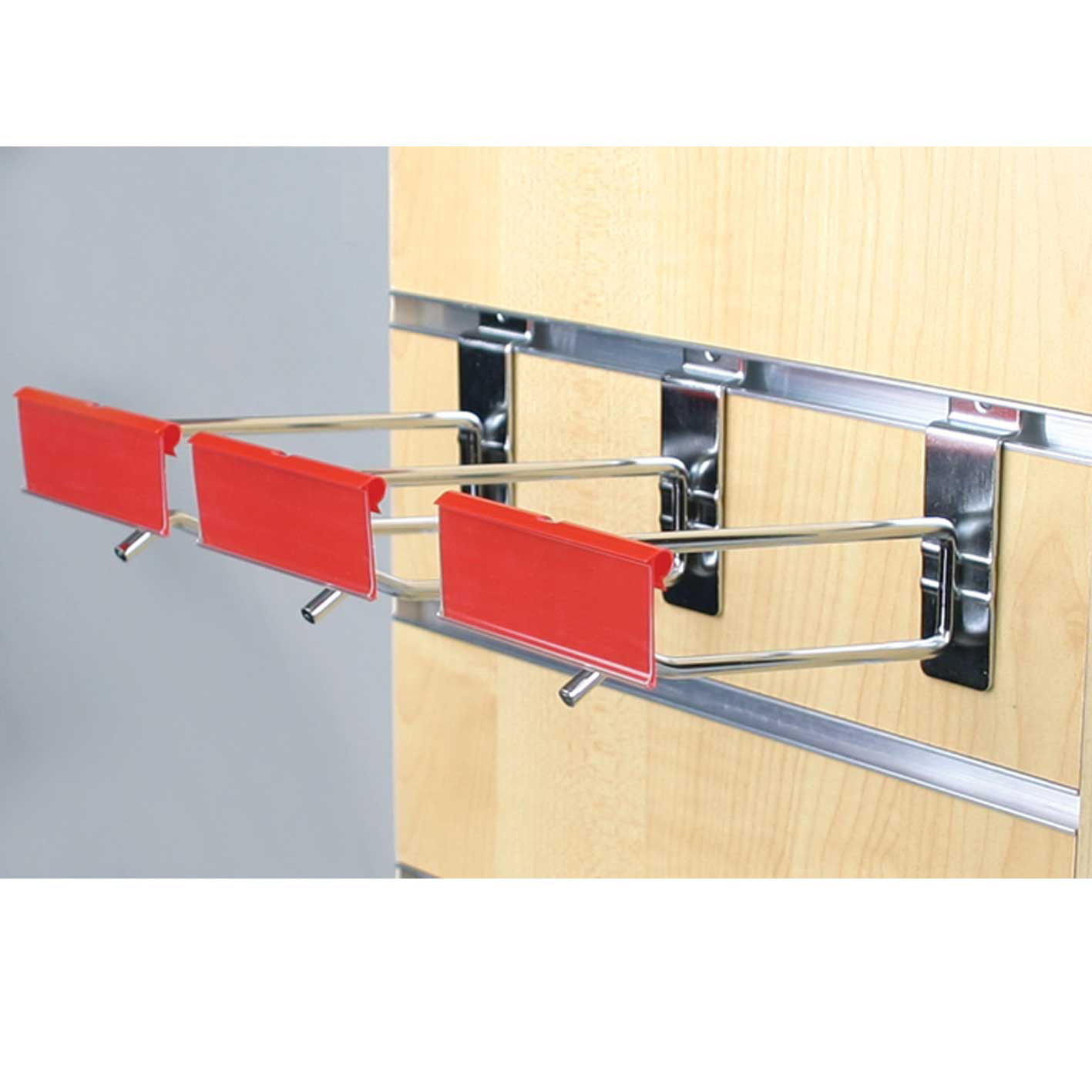 Supermarket  slatwall display hooks pegboard stainless hanging bar hooks