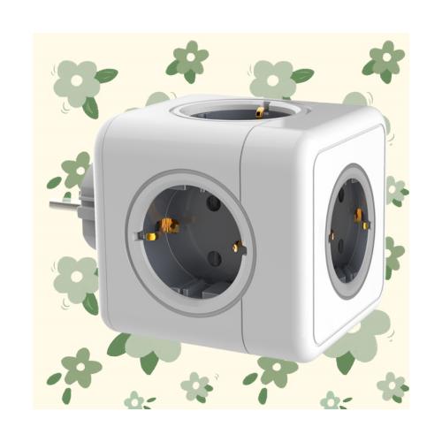 Multi function electrical socket 5 way electrical plug EU movable multi plug socket power cube