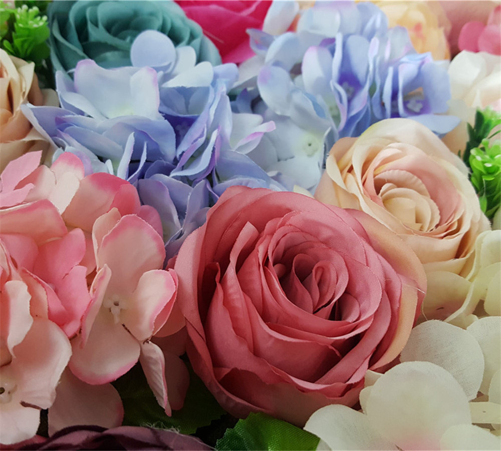 Most Popular Suonew wedding backdrops artificial flower wall panel